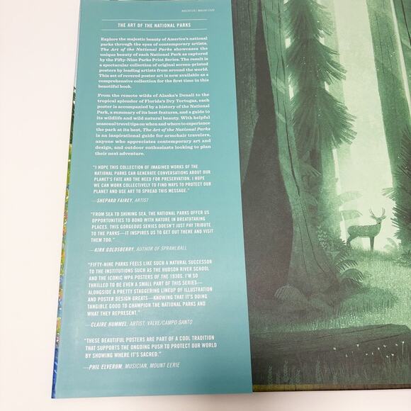 The Art of the National Parks Coffee Table Art Book by Fifty-Nine Parks - Picture 11 of 12